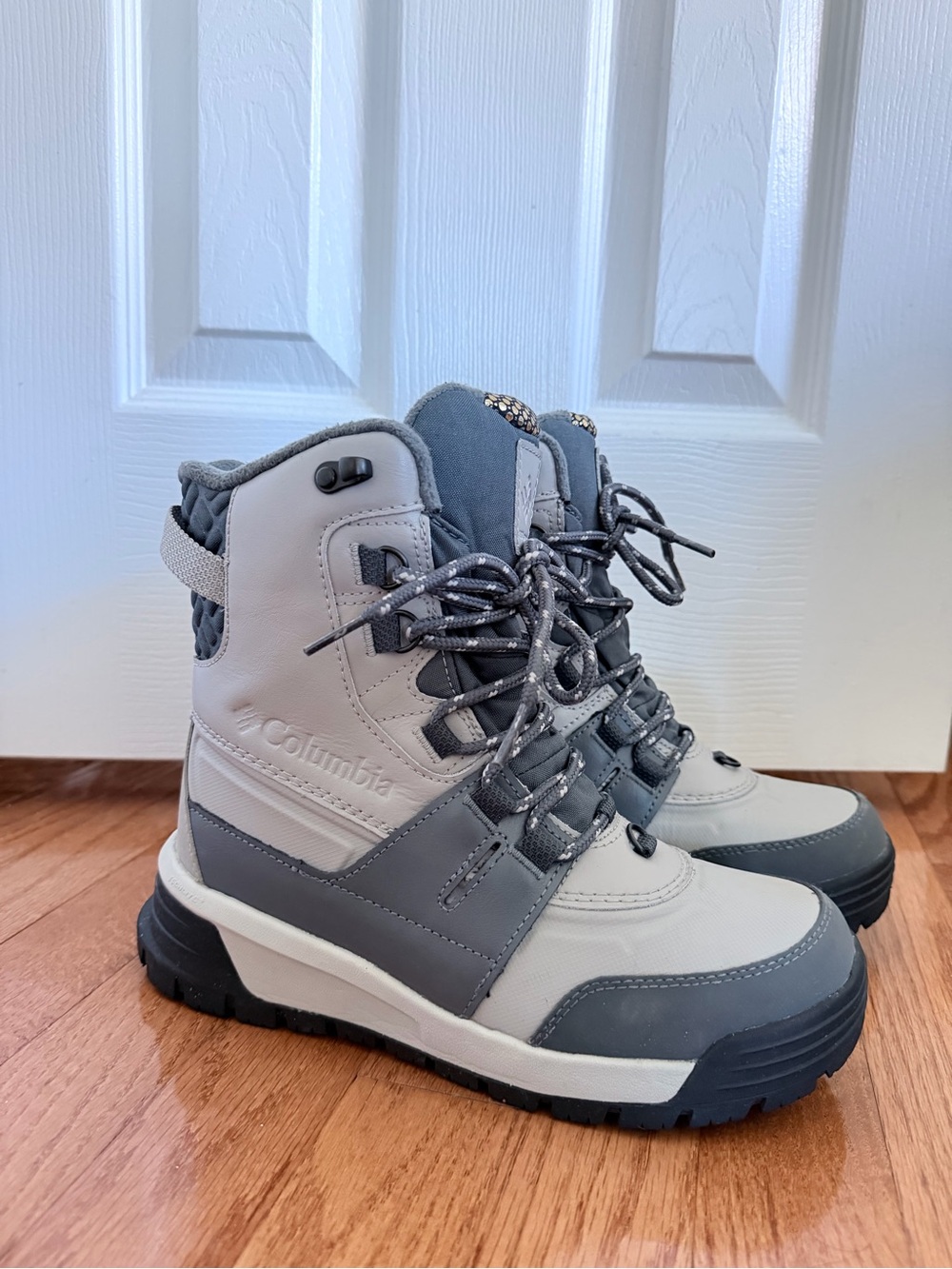 Columbia Gray and Dark Gray Waterproof Winter Boots